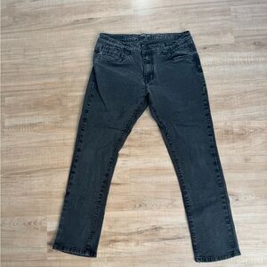 Kenneth Cole Men’s Black Denim Skinny Jeans Slim Fit Size 34 x 32